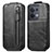 Leather Case Flip Cover Vertical for Oppo Reno9 Pro 5G Black