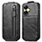 Leather Case Flip Cover Vertical for Realme C55 Black