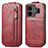 Leather Case Flip Cover Vertical for Realme GT Neo5 240W 5G Red