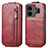 Leather Case Flip Cover Vertical for Realme GT Neo6 5G Red