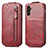 Leather Case Flip Cover Vertical for Samsung Galaxy A04s Red