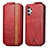 Leather Case Flip Cover Vertical for Samsung Galaxy A13 4G Red