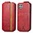 Leather Case Flip Cover Vertical for Samsung Galaxy A22 5G Red