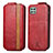 Leather Case Flip Cover Vertical for Samsung Galaxy A22s 5G Red