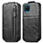 Leather Case Flip Cover Vertical for Samsung Galaxy F12 Black