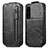 Leather Case Flip Cover Vertical for Sony Xperia 1 IV Black