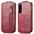 Leather Case Flip Cover Vertical for Sony Xperia 1 IV Red