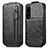 Leather Case Flip Cover Vertical for Sony Xperia 1 IV SO-51C Black