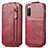 Leather Case Flip Cover Vertical for Sony Xperia 10 IV Red