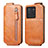 Leather Case Flip Cover Vertical for Vivo iQOO Neo6 5G Brown