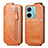 Leather Case Flip Cover Vertical for Vivo T1 5G Brown