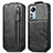 Leather Case Flip Cover Vertical for Xiaomi Mi 12 5G Black