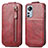 Leather Case Flip Cover Vertical for Xiaomi Mi 12 5G Red