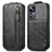 Leather Case Flip Cover Vertical for Xiaomi Mi 12T Pro 5G Black