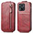 Leather Case Flip Cover Vertical for Xiaomi Redmi 10 India Red