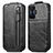 Leather Case Flip Cover Vertical for Xiaomi Redmi K50 Gaming AMG F1 5G Black