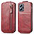 Leather Case Flip Cover Vertical for Xiaomi Redmi K50i 5G Red