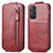 Leather Case Flip Cover Vertical for Xiaomi Redmi Note 12 Pro 4G Red