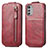 Leather Case Flip Cover Vertical S01D for Motorola Moto E32