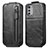 Leather Case Flip Cover Vertical S01D for Motorola Moto E32s