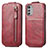 Leather Case Flip Cover Vertical S01D for Motorola Moto E32s
