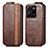 Leather Case Flip Cover Vertical S01D for Vivo Y35 4G