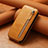 Leather Case Flip Cover Vertical S01D for Xiaomi Poco C40 Brown