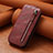 Leather Case Flip Cover Vertical S01D for Xiaomi Poco C40 Red