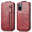 Leather Case Flip Cover Vertical S01D for Xiaomi Redmi Note 10 Pro 4G Red