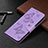 Leather Case Stands Butterfly Flip Cover Holder B01F for Samsung Galaxy A02