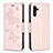 Leather Case Stands Butterfly Flip Cover Holder B01F for Samsung Galaxy A04s