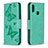 Leather Case Stands Butterfly Flip Cover Holder B01F for Samsung Galaxy A10s