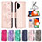 Leather Case Stands Butterfly Flip Cover Holder B01F for Samsung Galaxy A13 4G