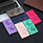 Leather Case Stands Butterfly Flip Cover Holder B01F for Samsung Galaxy A20s