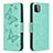 Leather Case Stands Butterfly Flip Cover Holder B01F for Samsung Galaxy A22 5G