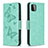 Leather Case Stands Butterfly Flip Cover Holder B01F for Samsung Galaxy A22s 5G