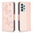 Leather Case Stands Butterfly Flip Cover Holder B01F for Samsung Galaxy A23 4G