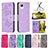 Leather Case Stands Butterfly Flip Cover Holder B01F for Samsung Galaxy A23s