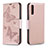 Leather Case Stands Butterfly Flip Cover Holder B01F for Samsung Galaxy A30S