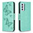 Leather Case Stands Butterfly Flip Cover Holder B01F for Samsung Galaxy A34 5G