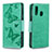 Leather Case Stands Butterfly Flip Cover Holder B01F for Samsung Galaxy A40