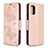 Leather Case Stands Butterfly Flip Cover Holder B01F for Samsung Galaxy A41