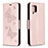 Leather Case Stands Butterfly Flip Cover Holder B01F for Samsung Galaxy A42 5G