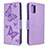 Leather Case Stands Butterfly Flip Cover Holder B01F for Samsung Galaxy A51 5G