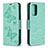 Leather Case Stands Butterfly Flip Cover Holder B01F for Samsung Galaxy A52 4G