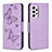 Leather Case Stands Butterfly Flip Cover Holder B01F for Samsung Galaxy A53 5G