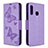 Leather Case Stands Butterfly Flip Cover Holder B01F for Samsung Galaxy A70E