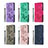 Leather Case Stands Butterfly Flip Cover Holder B01F for Samsung Galaxy A70S