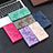 Leather Case Stands Butterfly Flip Cover Holder B01F for Samsung Galaxy A73 5G