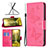 Leather Case Stands Butterfly Flip Cover Holder B01F for Samsung Galaxy M04